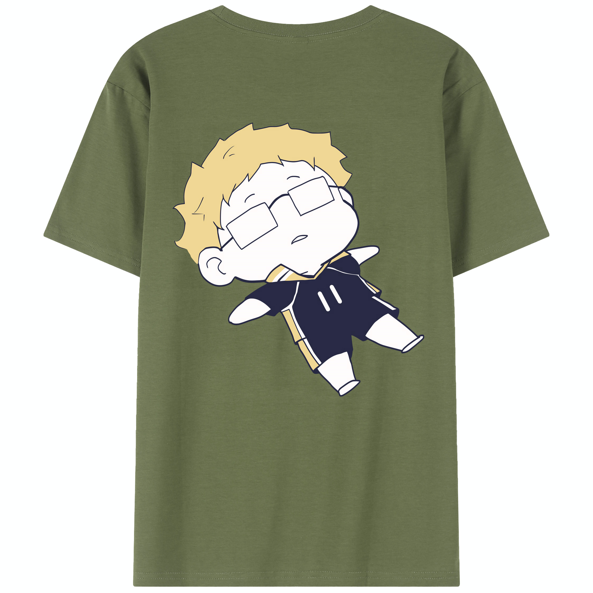 （画像用） ハイキュー!! Haikyu!! 綿100％半袖Tシャツ（背面プリント）